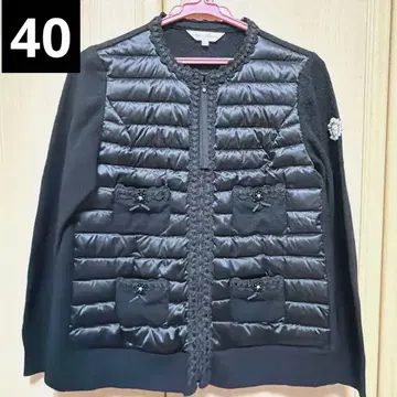 Super Beauty 블랙 가디건 40