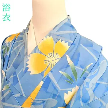 W69 유카타 기모노 기장 162cm 면