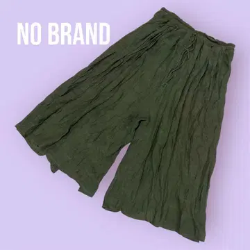 노브랜드 올리브 그린 가우초 팬츠 허리밴딩 [ M ] S-1379