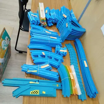 프라레일 레일 세트 파랑 139개 세트