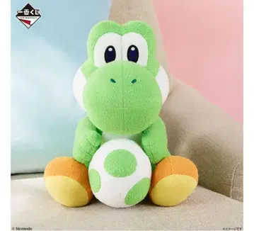 제일복권 슈퍼 마리오 라스트 원상 요시 봉제 인형