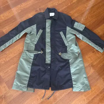 사카이 sacai 도킹 밀리터리 롱 코트 20-02213M