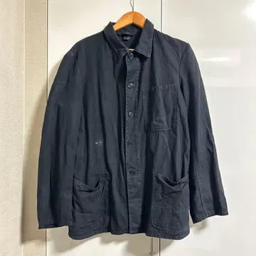 블랙 커버올 자켓