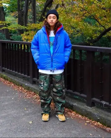 SAPEur 퍼프 자켓 사풀 퍼프 자켓 블루