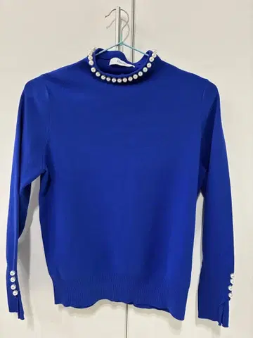 FENNEL 야마다야 펄 긴팔 니트 파랑