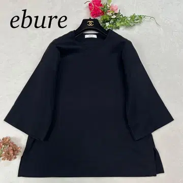 J884 새상품급 M 에브루 크루넥 반팔 티셔츠 네이비 여성용