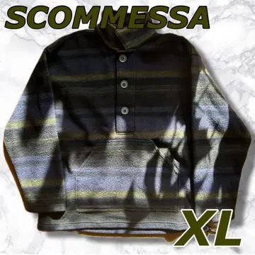초레어 SCOMMESSA 스코메사 스트라이프 플리스 자켓 XL 상당