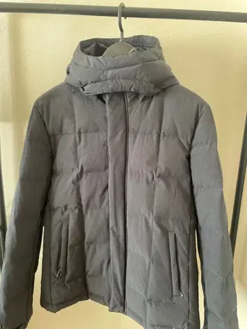 [ a.v.v ] 멜란지 스트레치 다운 블루종