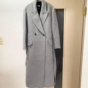 ZARA 벨트 울 롱 코트