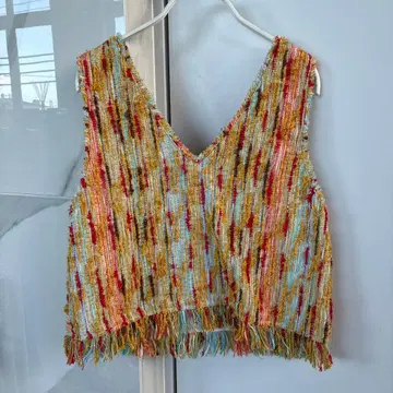 CABaN 트위드 베스트 2WAY