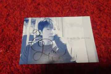 노지마 켄지 사진집 사인 색지 엽서