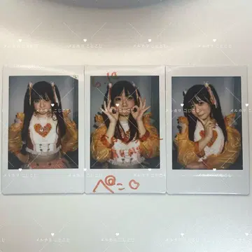 iON! 하나마루 페코 폴라로이드 3장 세트