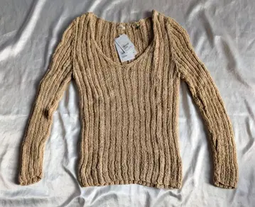 미사용 새상품 nowos 실크 로우게이지 니트 노워스