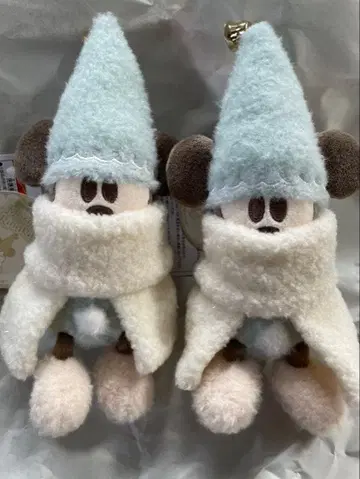 2025 릴린린 인형 배지 디즈니 크리스마스 스카이블루 2개 세트