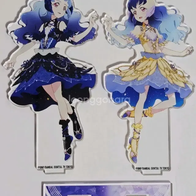 아이카츠 프렌즈 리플렉트문 페어 아크릴 스탠드 시라유리 사쿠야 카구야