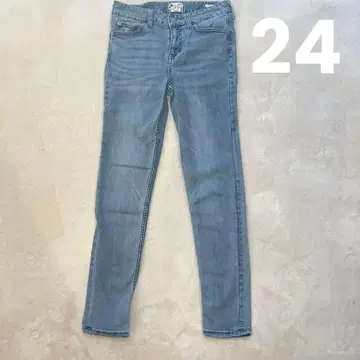 BAYFLOW 스키니 데님 라이트 블루 24인치