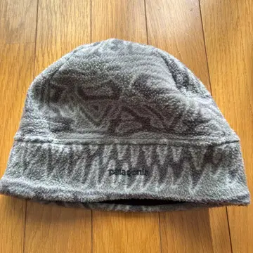 USA제 patagonia 그레이 플리스 모자 vintage