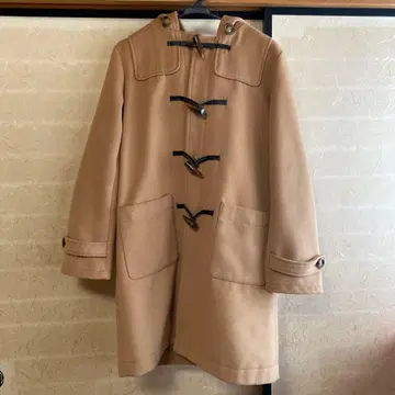 더플 코트 후드 부착 L 사이즈 롱 코트