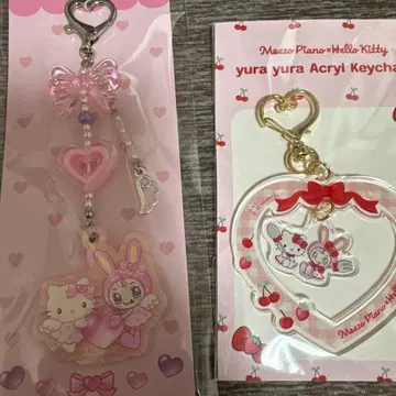 메조피아노 키티 아크릴 키체인 키링