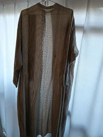 스트라이프 롱 원피스