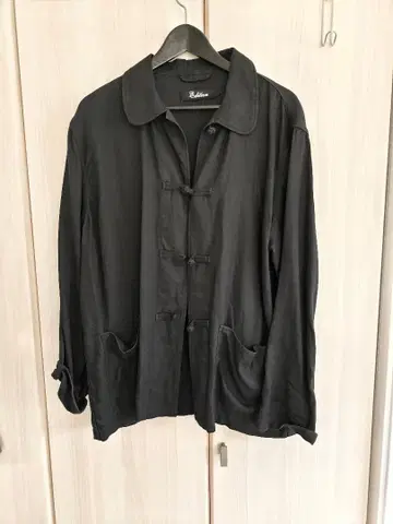 Edition 블랙 린넨 셔츠 자켓 M