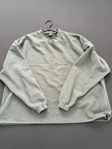 mlt4794-밑단 조임 기모 분또 루즈 실루엣 티셔츠