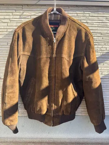 McGREGOR 스웨이드 가죽 자켓 80s 빈티지 블루종 USA