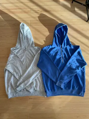 BEAUTY&YOUTH 하프 지퍼 후드티 2벌 세트 XL