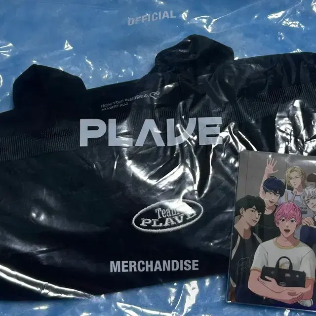 플레이브 응원봉 가방