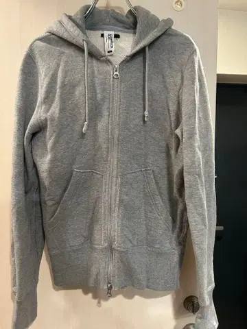 LOOPWHEELER 그레이 집업 후드티 S