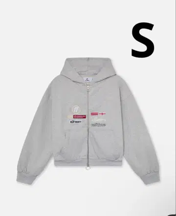 scuffers Mayor Light Grey Zipper Hoodie