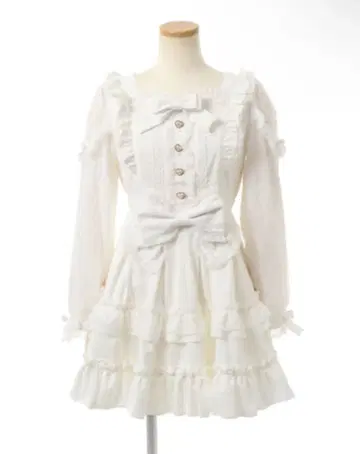 티아라 리본 티어드 원피스 LIZLISA