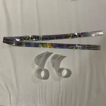 Snow Man ON 2025 돔 투어 낙하물 음표 은색 테이프 세트