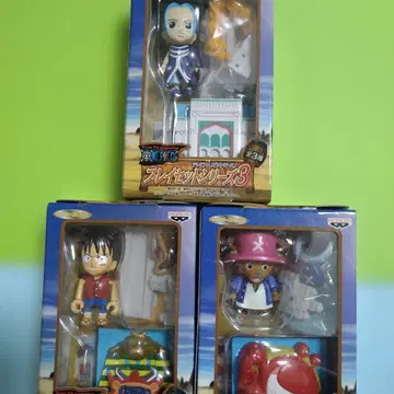 미개봉 새상품 원피스 플레이 세트 시리즈 3 피규어