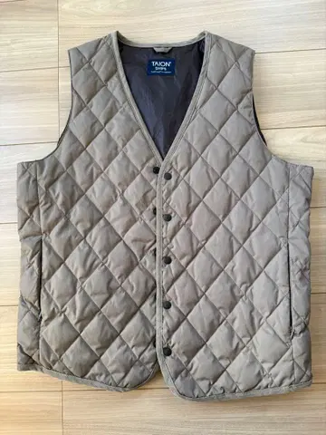 TAION 퀼팅 베스트 베이지 SHIPS