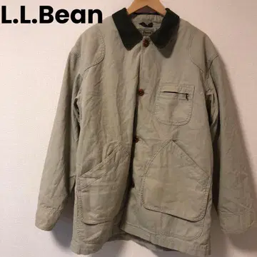 L.L.Bean 헌팅 자켓 커버올 남성용 L 베이지