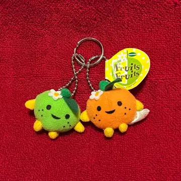 SHINADA 시나다 후르츠 미캉 카보스 마스코트 봉제 인형 레트로