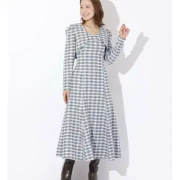 And Couture 라메 트위드 원피스