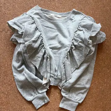 프릴 달린 그레이 맨투맨 어나더 에디션 변형 트레이닝복