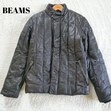 레어 BEAMS 다운 램 가죽 충전솜 자켓