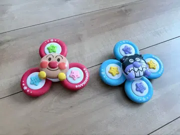 호빵맨 세균맨 뇌 발달 핸드 스피너 세트