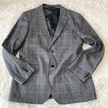 유니클로 테일러드 자켓 체크 XL