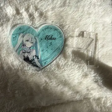 하츠네 미쿠 심포니 하트 아크릴 코스터 1점