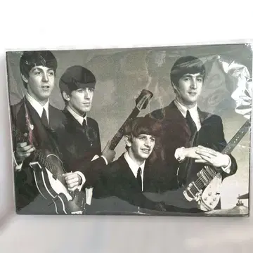 비틀즈 흑백 패널 보드 포스터