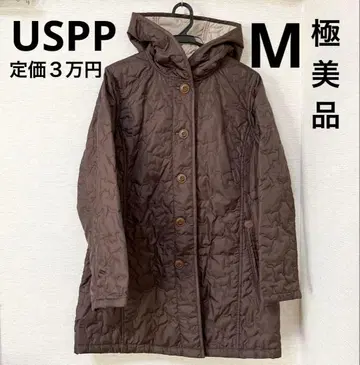 USPP 퀼팅 아우터 고양이 브라운 자켓