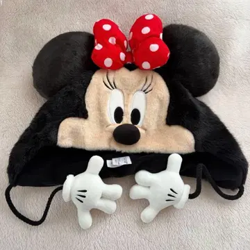 디즈니 미니 마우스 미니 정품 팬캡 모자 블랙 머리띠