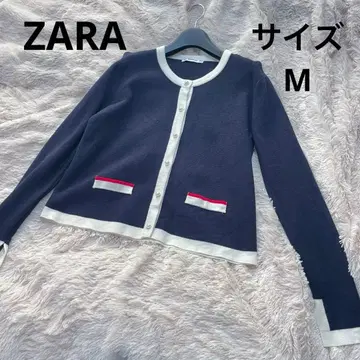 ZARA 네이비 니트 가디건 M