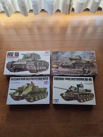 타미야 1/35 소련 탱크 모형 세트