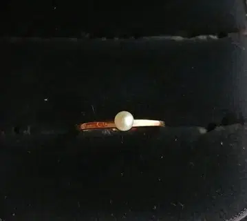 agete 핑키링 펄 장식 5호