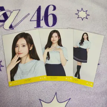 노기자카46 생사진 이노우에 와카 쿠보 졸업콘서트 티셔츠 컴프